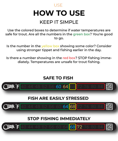 Cling Thermometer/Temperature Tape