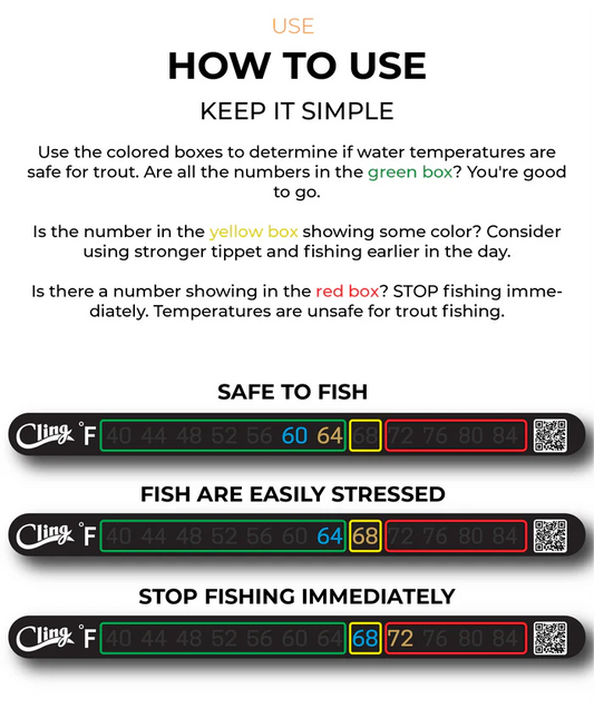 Cling Thermometer/Temperature Tape