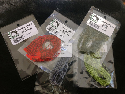 Grizzly Micro Legs - Big T Fly Fishing