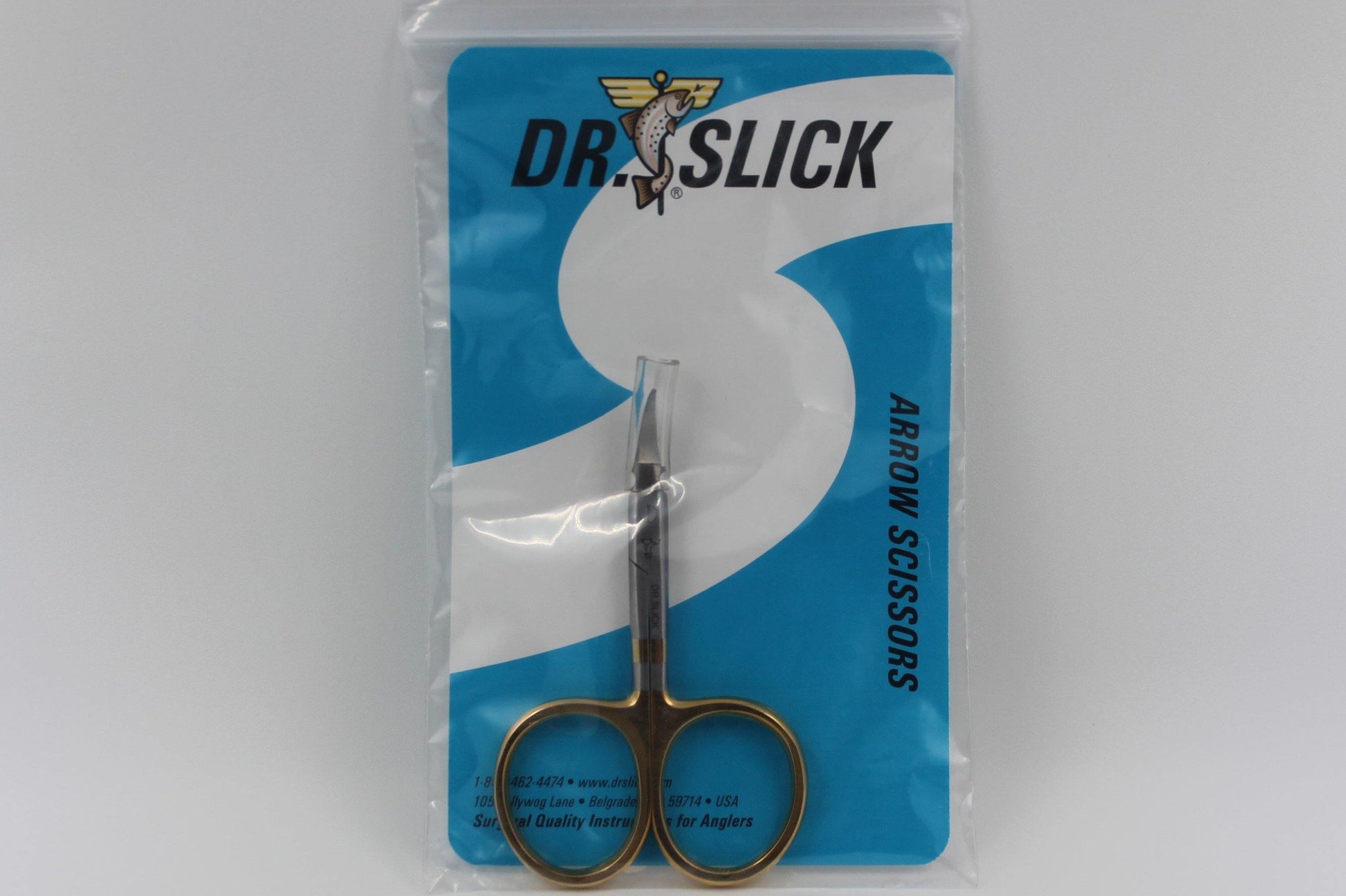 Dr. Slick 3.5" Curved Arrow Scissors - Big T Fly Fishing