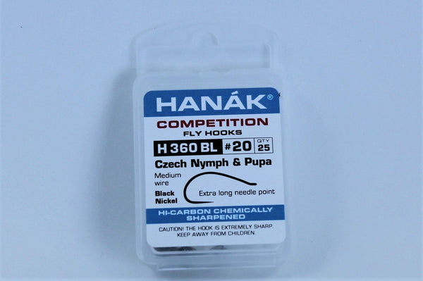 Hanak Competition Hooks Model 360 Nymph and Pupa - Big T Fly Fishing