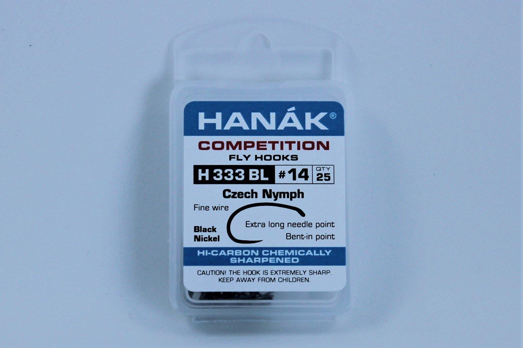 Hanak Competition Hooks Model 333 Czech Nymph - Big T Fly Fishing