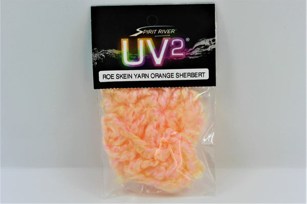UV2 Roe Skein Yarn Orange Sherbert