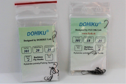 Dohiku 301 Wide Gap Dry Fly Hook - Big T Fly Fishing