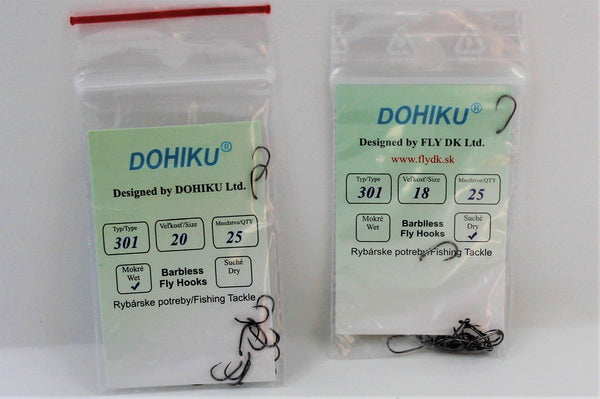 Dohiku 301 Wide Gap Dry Fly Hook - Big T Fly Fishing