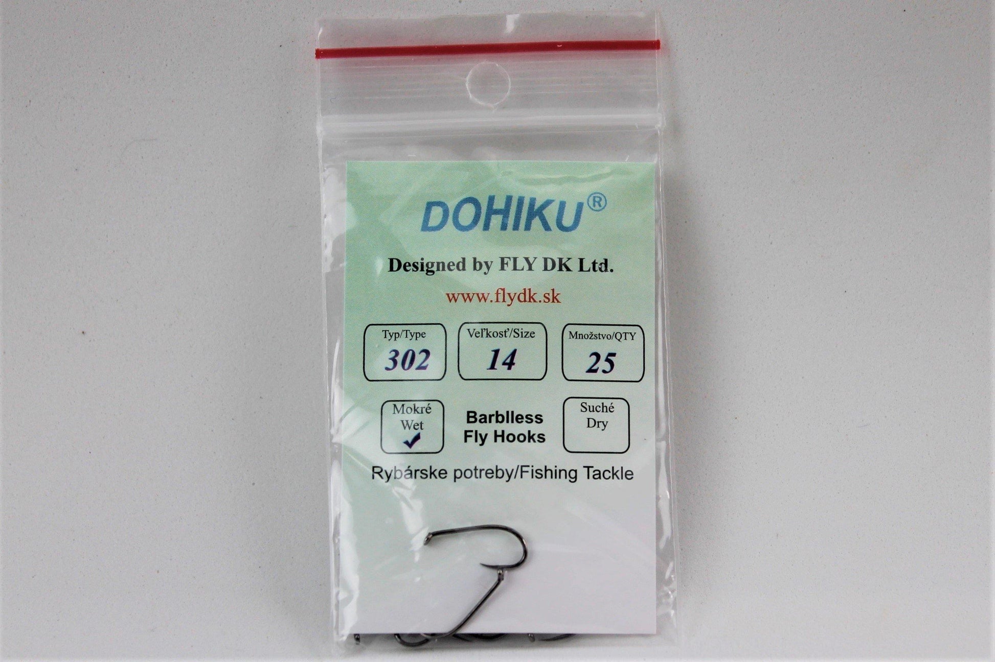 Dohiku 302 Nymph/Wet Fly Hook - Big T Fly Fishing