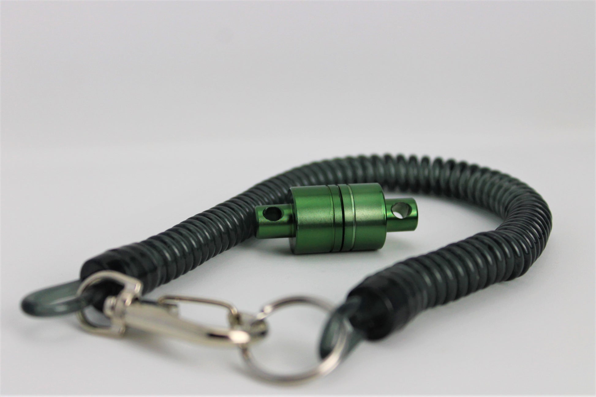 big t fish net Magnetic Net Release with Lanyard Green
