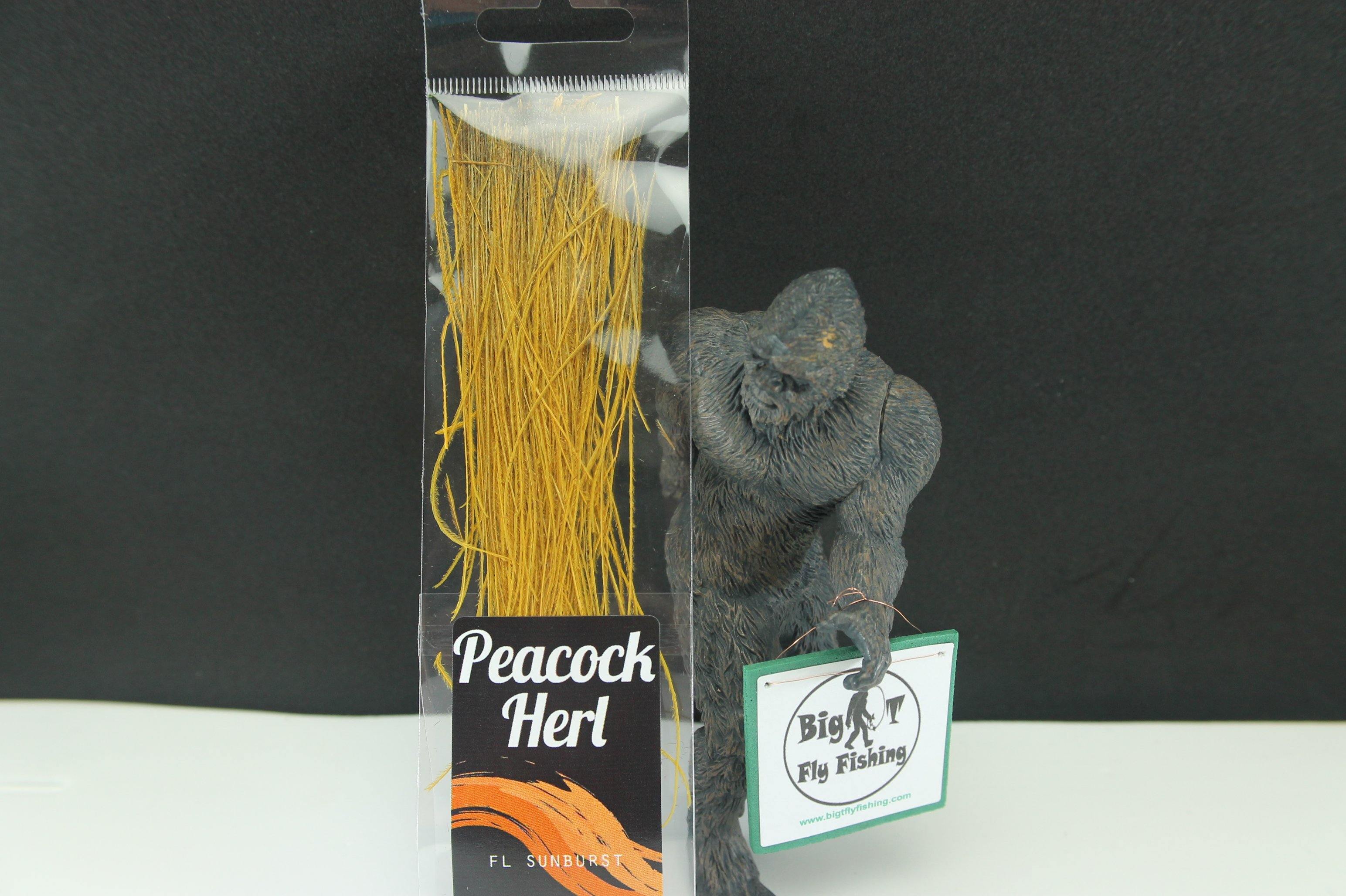 Peacock Herl- Bleached then Dyed - Big T Fly Fishing