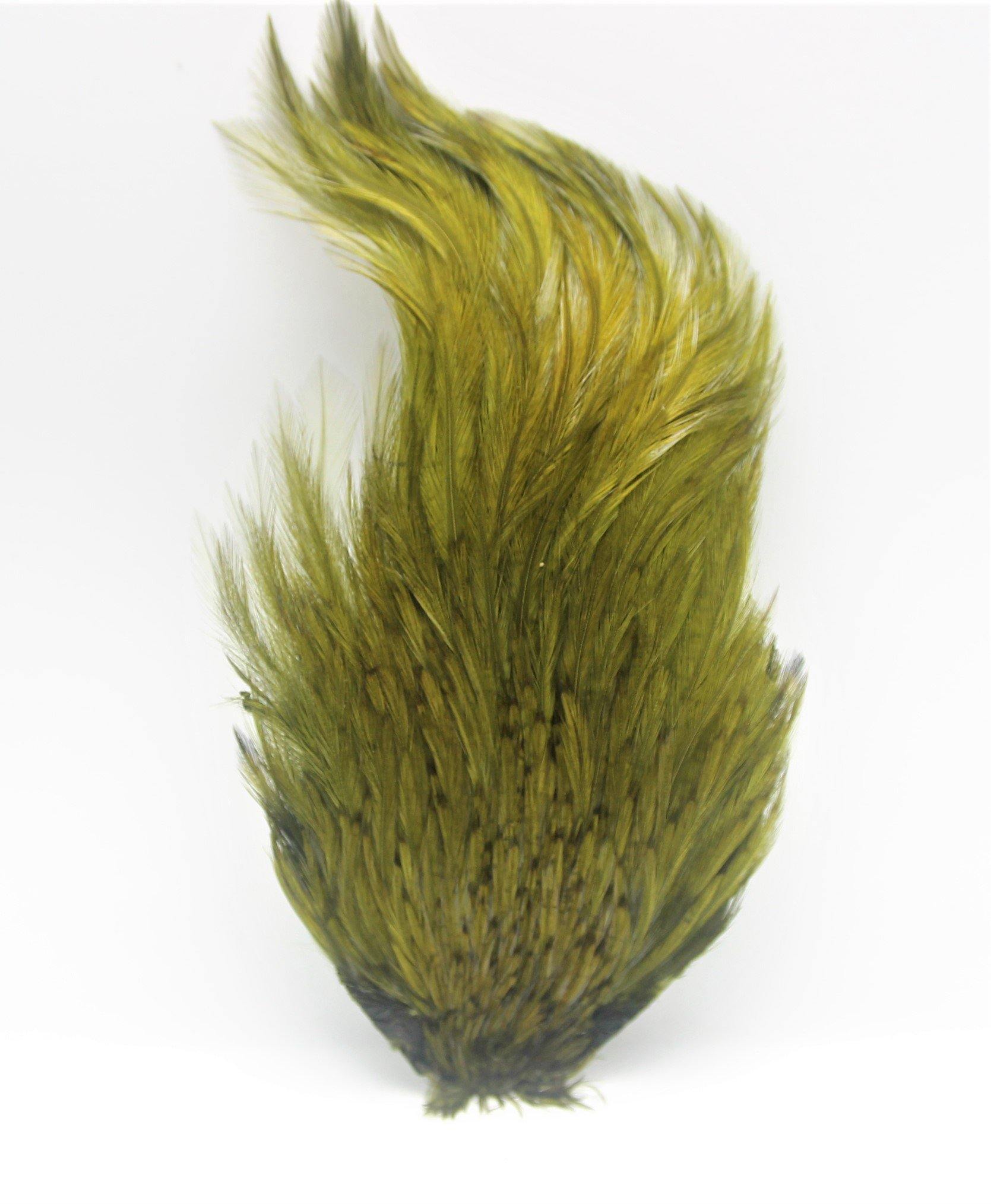 Prime India Dry Fly Rooster Necks Olive