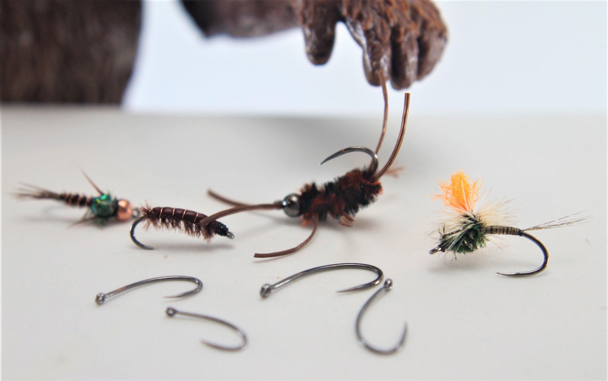 big hook fly in fishing Big T Barbless Curved Nymph Hook