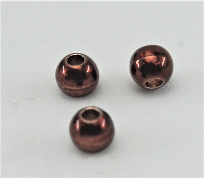 Tungsten Ball Beads - Countersunk 25 pack