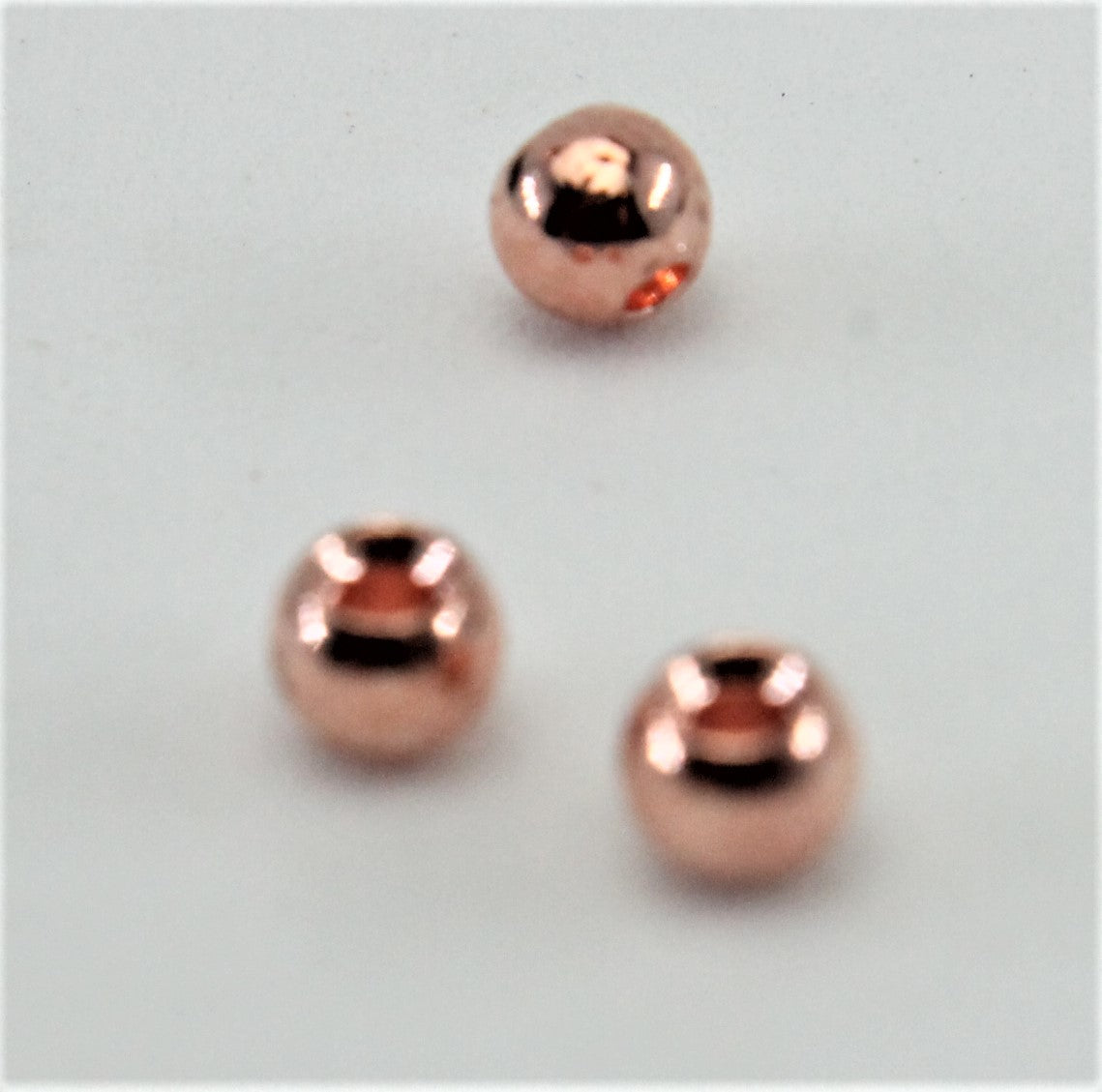 Tungsten Ball Beads - Countersunk 25 pack