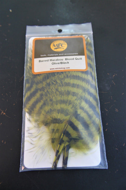 MFC Barred Marabou Blood Quill