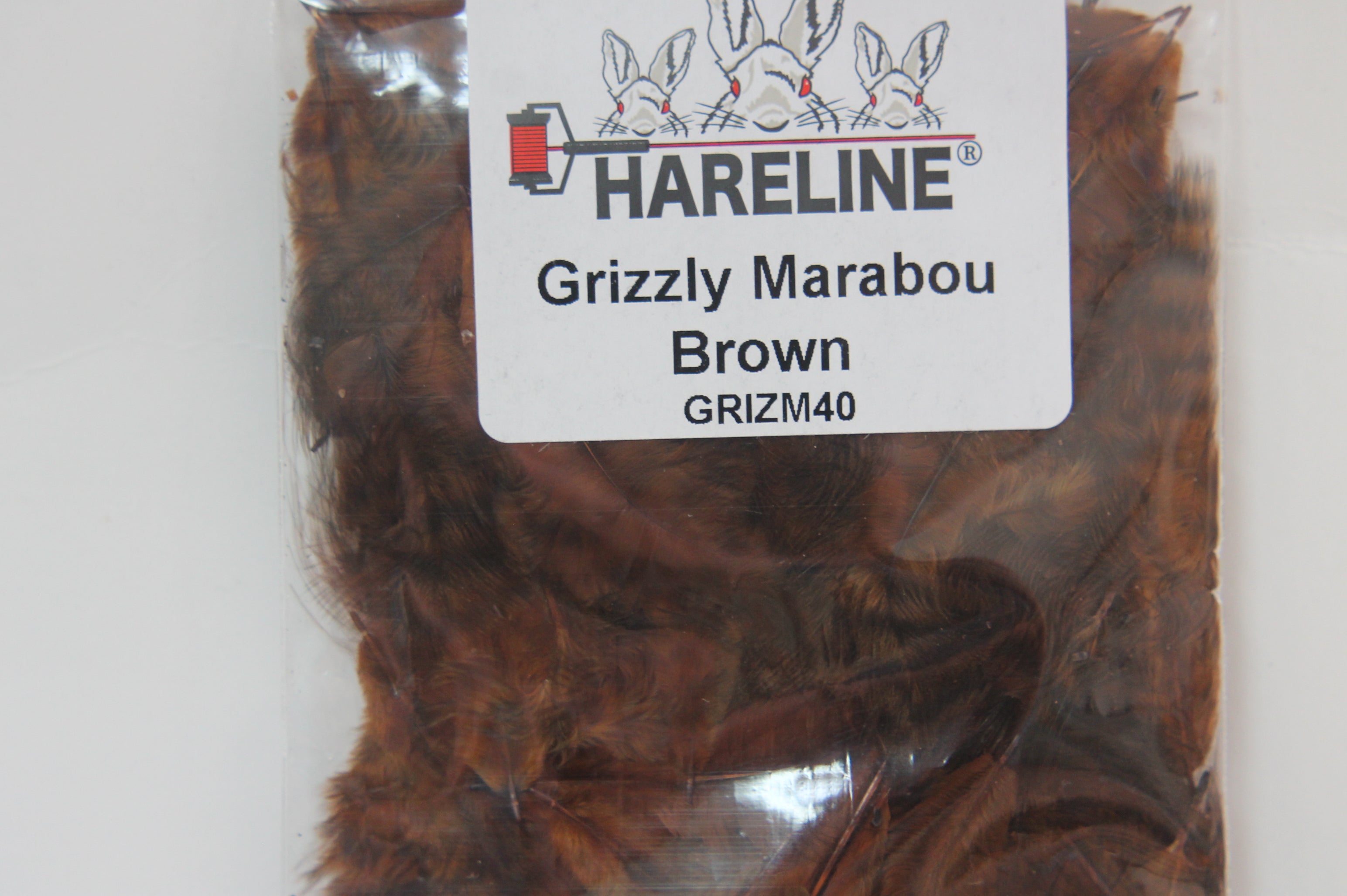 Natural Grizzly Mini Marabou
