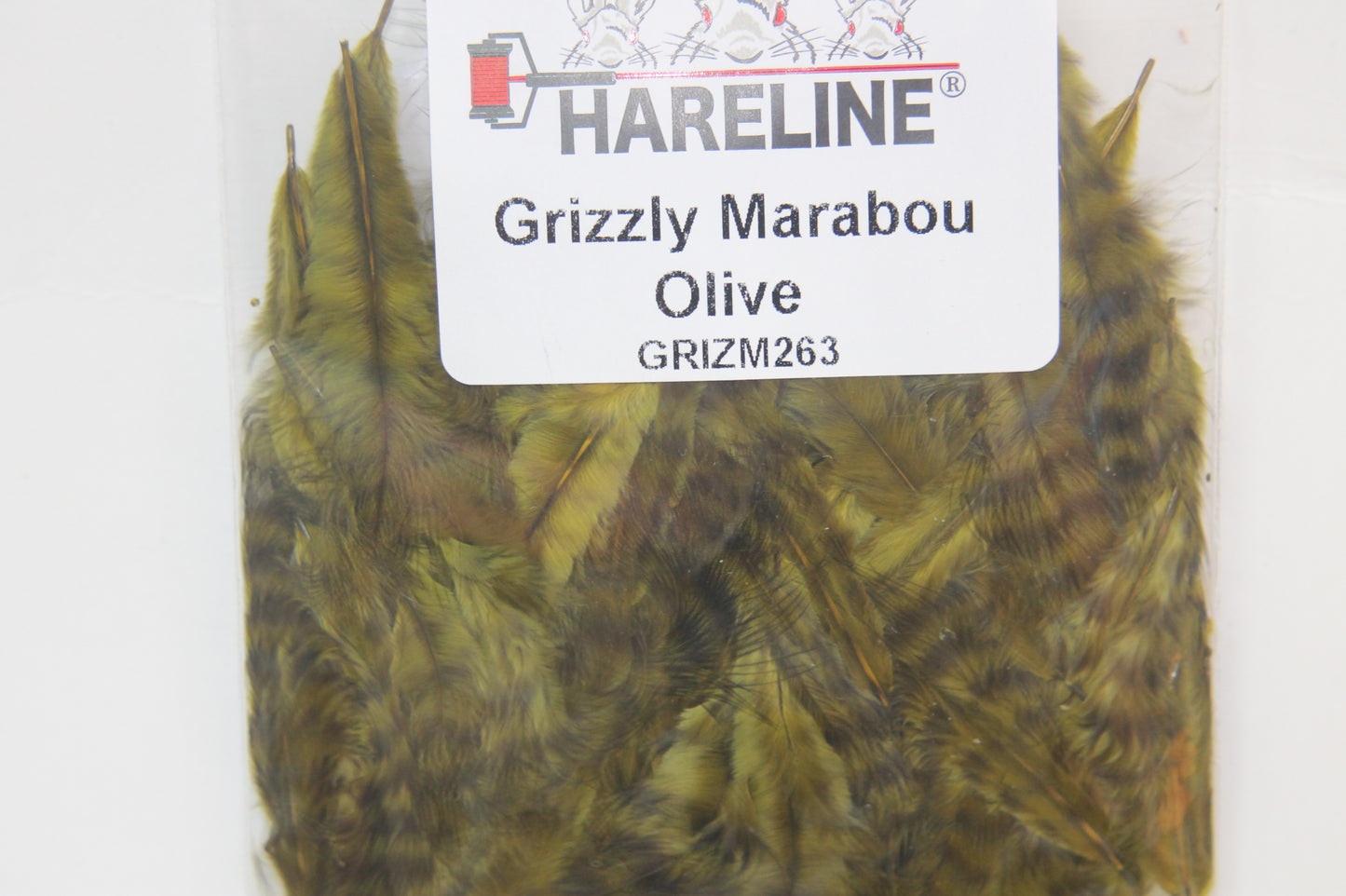 Natural Grizzly Mini Marabou