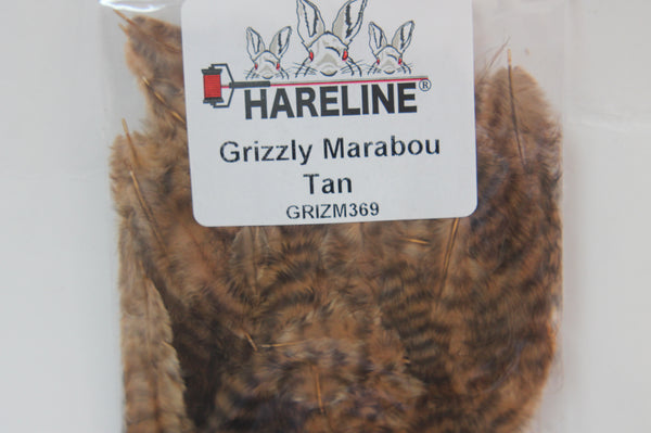 Natural Grizzly Mini Marabou