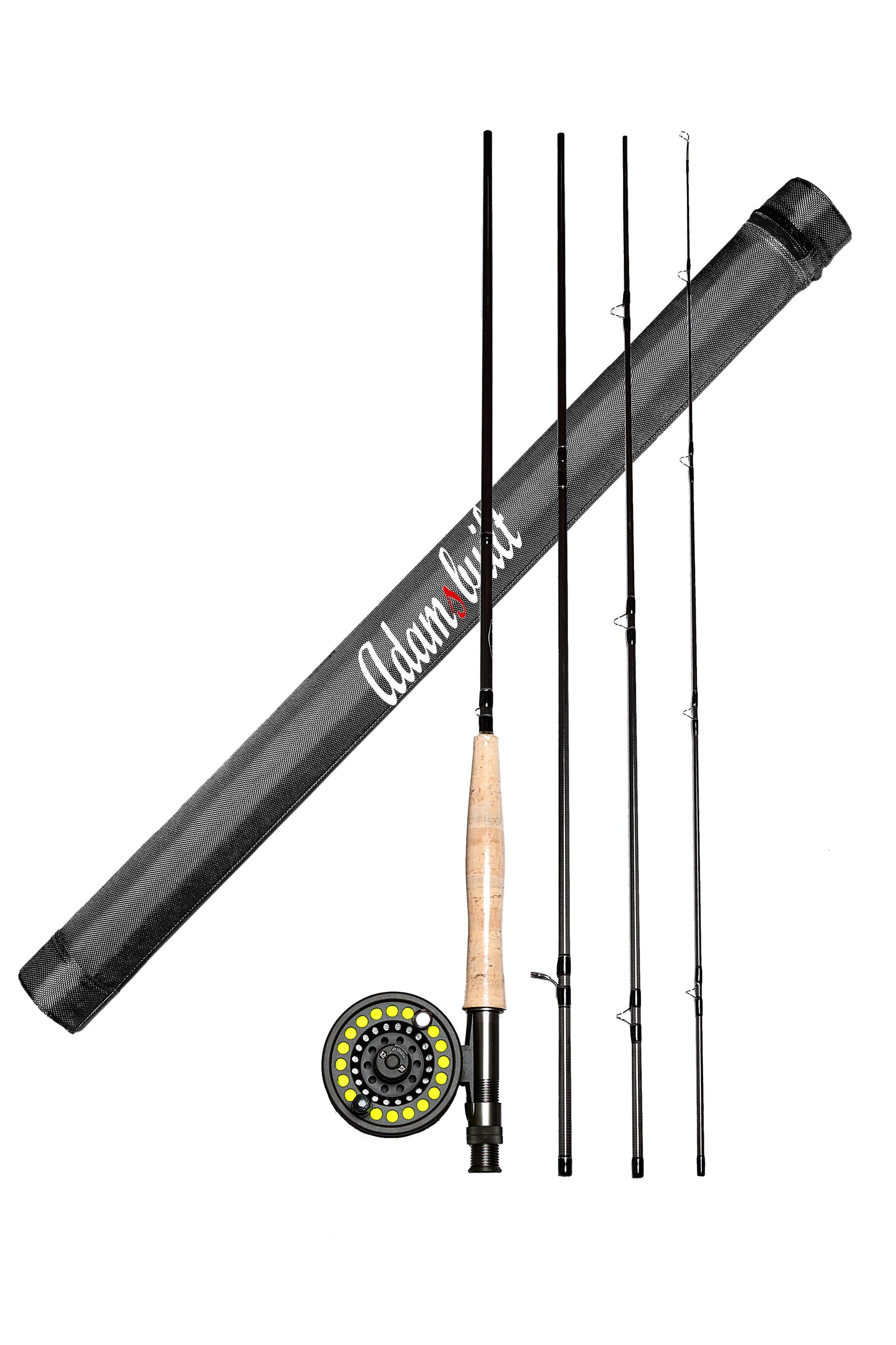 adamsbuilt learn to fly fish rod and reel combo AdamsBuilt 9 foot 5 Weight Combo -Learn to Fly Fish